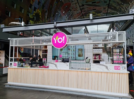 Project Yoyo Fresh Tea Bar, MENUDigitaal, X-sign, Rotterdam, Fresh Tea, Mooi, Goedkoop